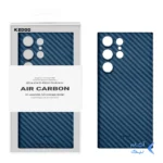 قاب محافظ لنزدار Original KDoo Air Carbon مدل Samsung Galaxy S24 Ultra - سرمه ای (پک دار)
