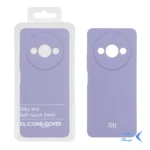 قاب نیو سیلیکون محافظ لنزدار RFF مدل Xiaomi Redmi A3 / A3x / poco C61 - یاسی (پک دار)