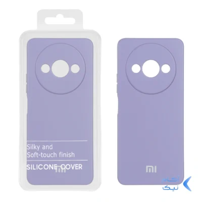 قاب نیو سیلیکون محافظ لنزدار RFF مدل Xiaomi Redmi A3 / A3x / poco C61 - یاسی (پک دار)
