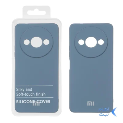 قاب نیو سیلیکون محافظ لنزدار RFF مدل Xiaomi Redmi A3 / A3x / poco C61 - آبی فیلی (پک دار)