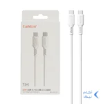 کابل شارژ و دیتا فست 1 متری Earldom Type-C to Type-C مدل EC-171C-C - سفید