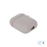کاور ایرپاد سیلیکونی اورجینال Apple Airpods 1 / 2 - خاکی