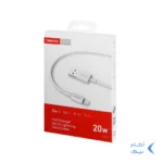 کابل شارژ فست 1.2 متری آیفون TRANYOO مدل T-X11 - سفید (پک جدید) MN