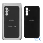 قاب سیلیکونی پاک کنی محافظ لنزدار اورجینال Samsung Galaxy A14 - مشکی (پک اصلی)