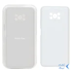 قاب سیلیکونی پاک کنی محافظ لنزدار اورجینال Xiaomi Poco X3 / Poco X3 Pro / Poco X3 NFC - سفید (پک اصلی)