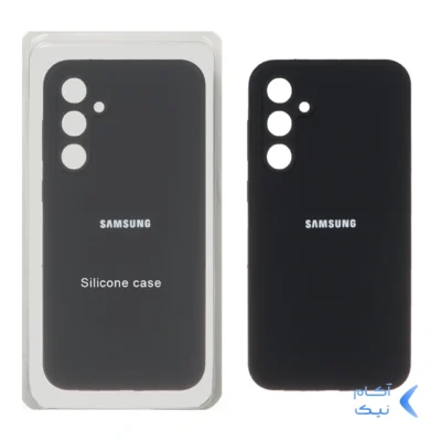 قاب سیلیکونی پاک کنی محافظ لنزدار اورجینال Samsung Galaxy S23 FE - مشکی (پک اصلی)