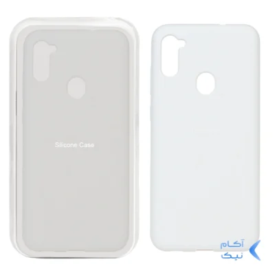 قاب سیلیکونی پاک کنی اورجینال Samsung Galaxy A11 / M11 - سفید (پک اصلی)