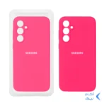 قاب سیلیکونی پاک کنی محافظ لنزدار اورجینال Samsung Galaxy S23 FE - صورتی فانتزی (پک اصلی)