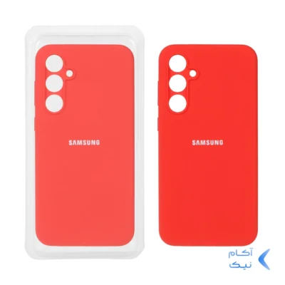 قاب سیلیکونی پاک کنی محافظ لنزدار اورجینال Samsung Galaxy S23 FE - قرمز (پک اصلی)