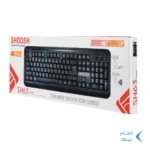 کیبورد باسیم Shoosh مدل SH63 - مشکی - SMO