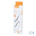کابل شارژ 1.1 متری فست Shoosh Type-C مدل SH403C - سفید - SMO