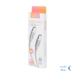کابل شارژ 1.1 متری فست Shoosh Type-C to Type-C مدل SH251C - سفید - SMO