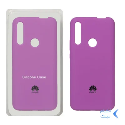 قاب سیلیکونی پاک کنی اورجینال Huawei Y9 Prime (2019) / Honor 9X - ارغوانی (پک اصلی)