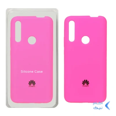 قاب سیلیکونی پاک کنی اورجینال Huawei Y9 Prime (2019) / Honor 9X - صورتی فانتزی (پک اصلی)