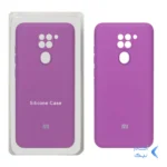 قاب سیلیکونی پاک کنی محافظ لنزدار اورجینال Xiaomi Redmi Note 9 / Redmi 10X 5G / Redmi 10X Pro 5G - ارغوانی (پک اصلی)