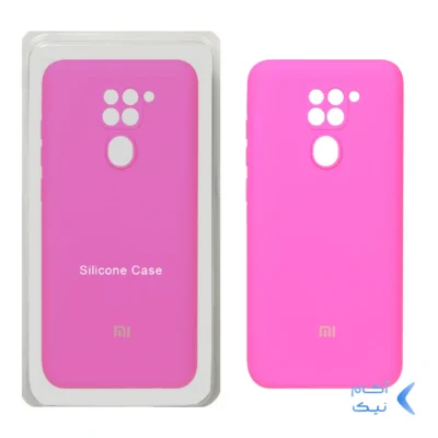 قاب سیلیکونی پاک کنی محافظ لنزدار اورجینال Xiaomi Redmi Note 9 / Redmi 10X 5G / Redmi 10X Pro 5G - صورتی فانتزی (پک اصلی)