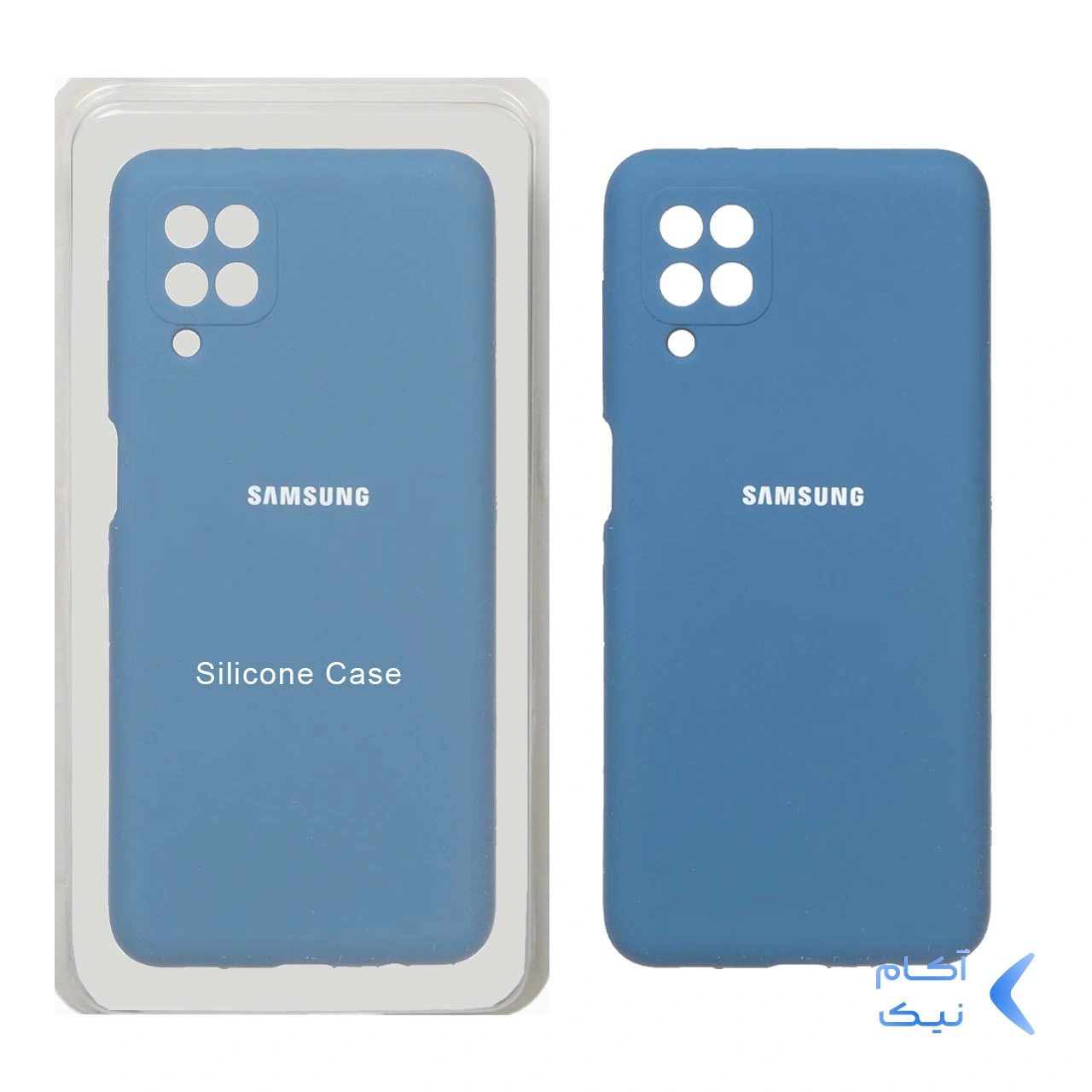 قاب سیلیکونی پاک کنی محافظ لنزدار اورجینال Samsung Galaxy A12 / M12 / F12 - آبی تیره (پک اصلی) قاب سیلیکونی پاک کنی محافظ لنزدار اورجینال Samsung Galaxy A12 / M12 / F12 - آبی تیره (پک اصلی)
