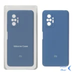 قاب سیلیکونی پاک کنی محافظ لنزدار اورجینال Xiaomi Redmi Note 10 Pro 4G / Redmi Note 10 Pro Max - آبی تیره (پک اصلی)