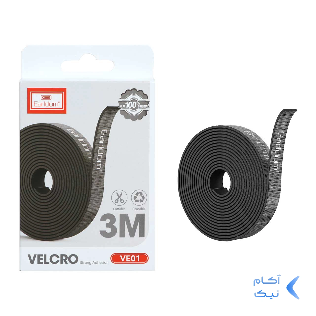 نظم دهنده کابل Earldom مدل ET-VE01 طول 3 متر نظم دهنده کابل Earldom مدل ET-VE01 طول 3 متر