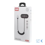 دانگل بلوتوث و گیرنده بلوتوث Earldom FMمدل ET-M66 - مشکی (دارای نمایشگر و سیم فنری)