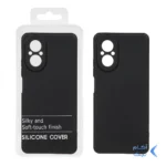 قاب نیو سیلیکون محافظ لنزدار RFF مدل Realme C67 4G - مشکی (پک دار)