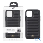 قاب اورجینال HDD چرم پافری طرح دوخت Apple iPhone 11 Pro - مشکی (پک دار)