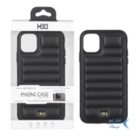 قاب اورجینال HDD چرم پافری طرح دوخت Apple iPhone 11 - مشکی (پک دار)