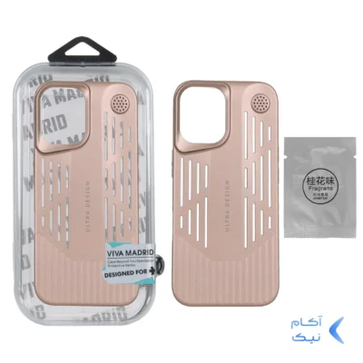 قاب VIVA MADRID معطر Ultra Design مدل Apple iPhone 16 - صحرایی (پک دار)