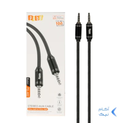 کابل pqbd Aux مدل PQ-A02 - مشکی