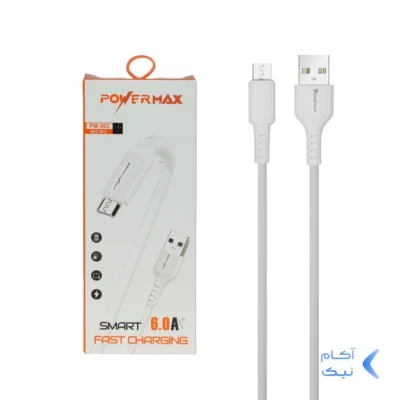 کابل شارژ فست اندروید Power Max مدل PM-002 - سفید