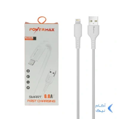 کابل شارژ فست آیفون Power Max مدل PM-002 - سفید