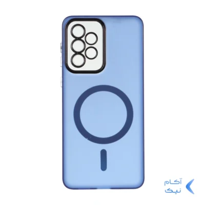 قاب Life Time مات طرح مگ سیف Samsung Galaxy A33 - آبی کاربنی