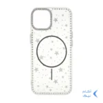 قاب Star شفاف طرح مگ سیف نگین دار Apple iPhone 13 / iPhone 14 - مشکی