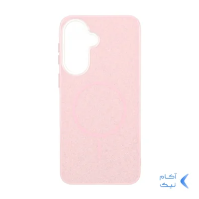 قاب اکلیلی پشت سخت طرح مگ سیف Samsung Galaxy A37 - صورتی