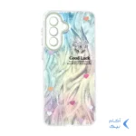 قاب اطلسی Good Luck پاپیون نگینی محافظ لنز رنگی Samsung Galaxy A57 - سبز روشن