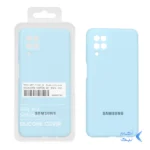 قاب سیلیکونی پاک کنی اورجینال Master Quality مدل Samsung Galaxy A12 / M12 / F12 - آبی آسمانی (پک دار)