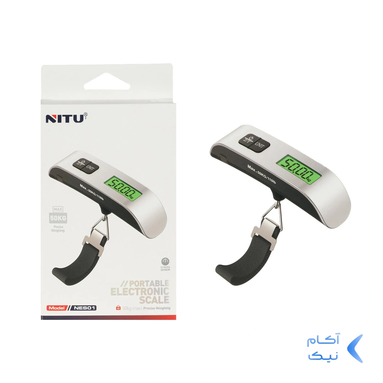 ترازوی قابل حمل Nitu مدل NES01 (گارانتی 18 ماه تعویض نیکان همراه) ترازوی قابل حمل Nitu مدل NES01 (گارانتی 18 ماه تعویض نیکان همراه)