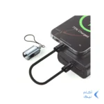 کابل شارژ فست 20 سانتی Nitu Type-C To Type-C و جاسوئیچی مدل NC376 60W - مشکی (گارانتی 18 ماه تعویض نیکان همراه)