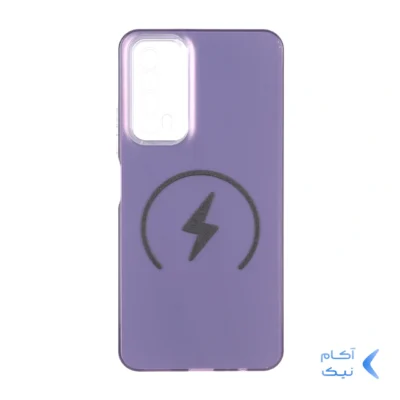 قاب SO COOL طرح مگ سیف Spark لنز شفاف Huawei Y7a - بنفش