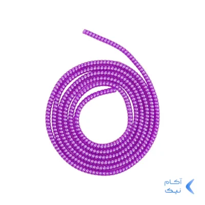 محافظ کابل شارژ 2 متری براق بنفش - MMS