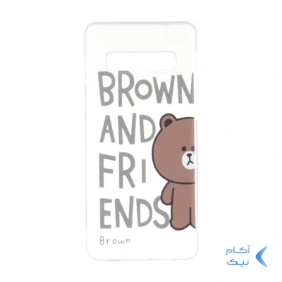 قاب پشت سخت شفاف طرح دار Samsung Galaxy S10 - طرح 778