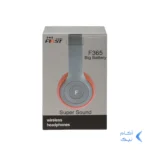 هدفون بی سیم First مدل F365 - طوسی قرمز - MMS (گارانتی شش ماهه YA)