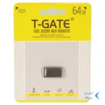 فلش مموری T-GATE USB2.0 مدل T101 ظرفیت 64GB - نقره ای (گارانتی آسان سرویس)