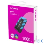 هارد اکسترنال ADATA SSD مدل SD820 USB3.2 ظرفیت 1TB - مشکی آبی (گارانتی آونگ)