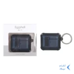 کیس ایرپاد Eggshell Original قفل دار Apple Airpods 3 - مشکی سرمه ای (پک دار)