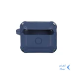 کیس ایرپاد Eggshell Original قفل دار Apple Airpods 3 - سرمه ای قرمز (پک دار)