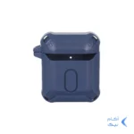 کیس ایرپاد Eggshell Original قفل دار Apple Airpods 1 / 2 - سرمه ای (پک دار)