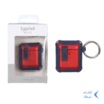 کیس ایرپاد Eggshell Original قفل دار Apple Airpods 1 / 2 - سرمه ای قرمز (پک دار)