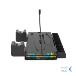 استند کنسول و شارژر دسته بازی TSCO PS5 مدل War Vault TGS16 - مشکی (گارانتی 18 ماهه تسکو)