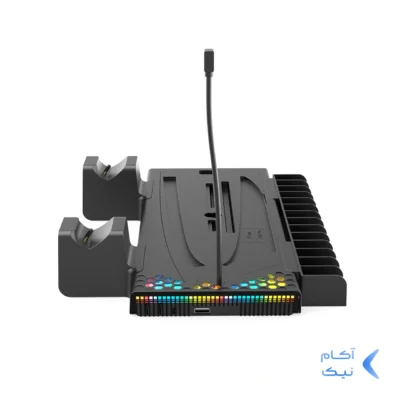 استند کنسول و شارژر دسته بازی TSCO PS5 مدل War Vault TGS16 - مشکی (گارانتی 18 ماهه تسکو)